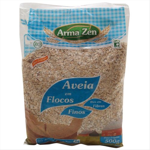 Aveia Em Flocos Finos Arma Zen Pacote 500g