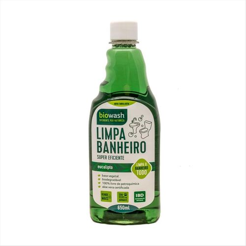 Limpador de Banheiro Refil Biodegradável BioWash Pinho & Eucalipto 650 mL
