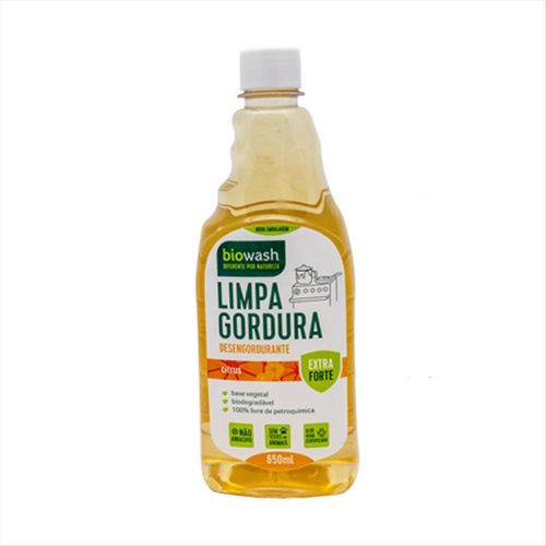 Desengordurante Refil Biodegradável BioWash Citrus  650 mL