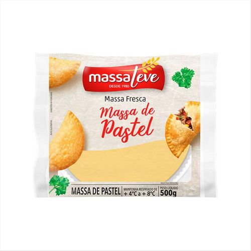 Massa Para Pastel Massa Leve Grande 500g