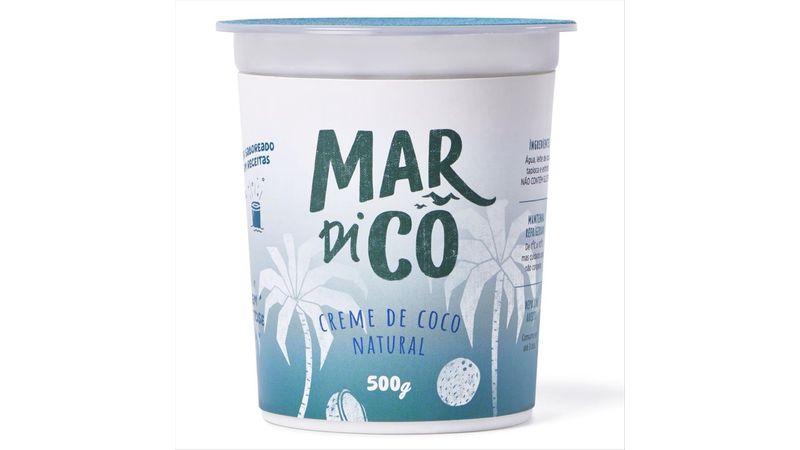 Creme de Coco Mardicô Tradicional 500g - Zona Sul