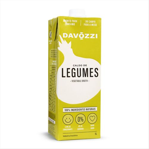 Caldo de Legumes Davozzi Tetra Pak 1L