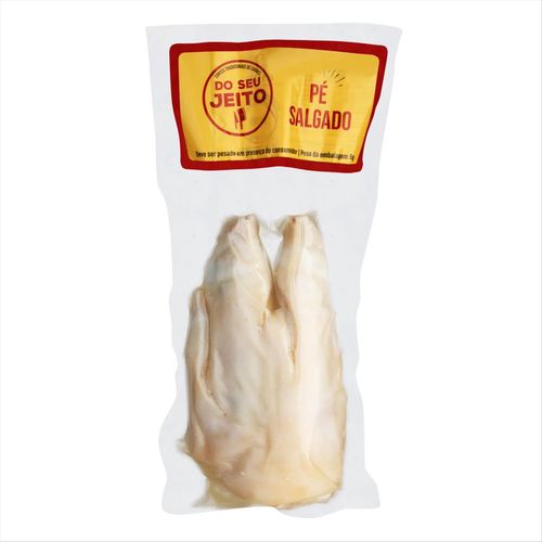 Pé Suíno Salgado Do Seu Jeito 400g