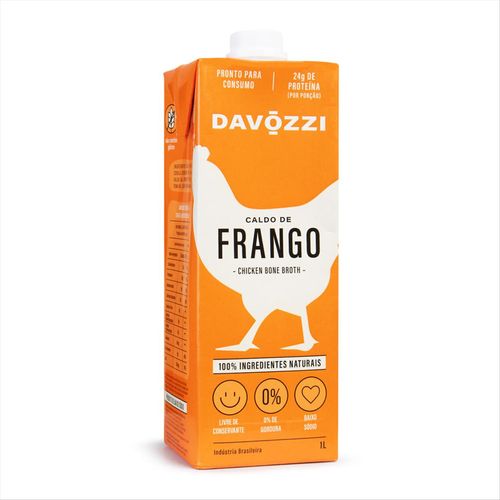 Caldo de Frango Davozzi Tetra Pak 1L