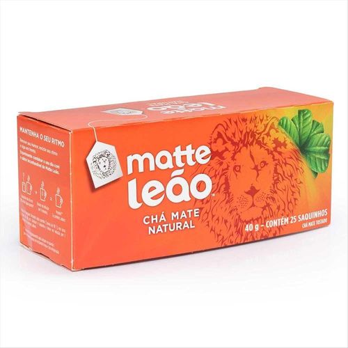 Chá Matte Leão Natural Caixa Com 25 Sachês 40g