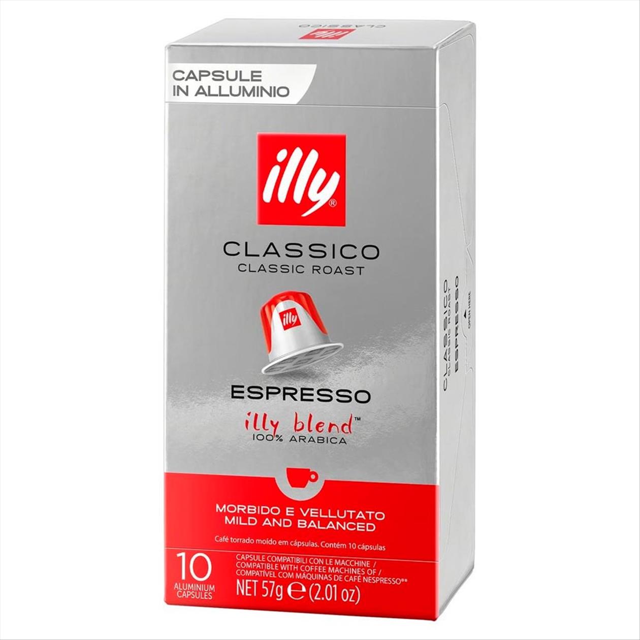 Cápsulas de Café Italianas Illy Blend Espresso Classico Caixa com