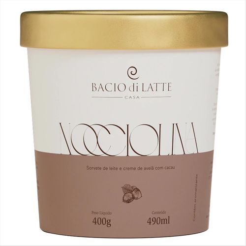 Sorvete Bacio Di Latte Nocciolina 490ml