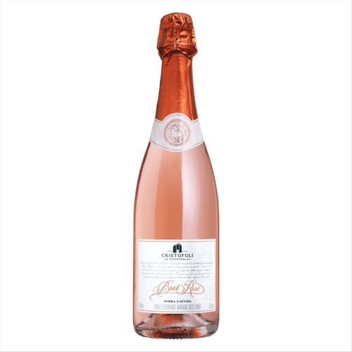 Espumante Rose Brasileiro Cristofoli Brut Garrafa 750ml