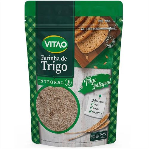 Farinha De Trigo Integral Fina Vitao 500g