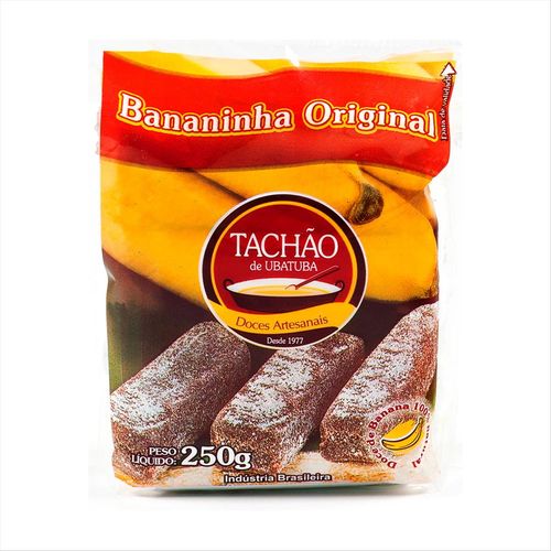 Bananinha Tachão De Ubatuba Original Pacote 250g