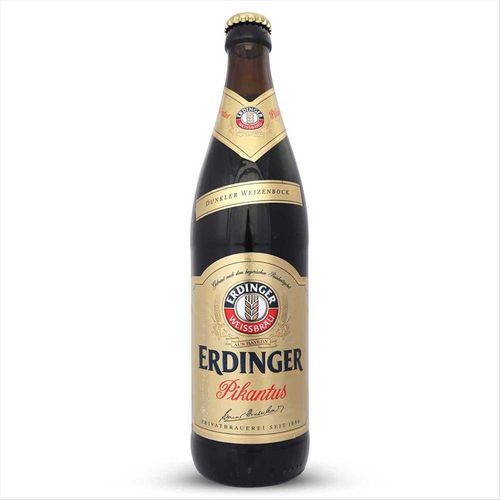Cerveja Especial Escura Alemã Erdinger Pikantus Weissbier Weizenbock Garrafa 500ml