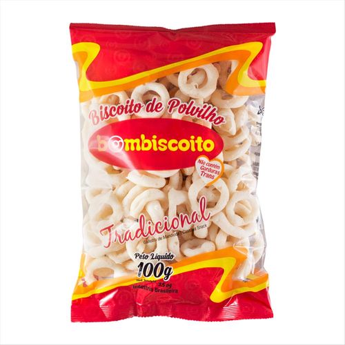 Biscoito Polvilho Salgado Bom Biscoito Pacote 100g