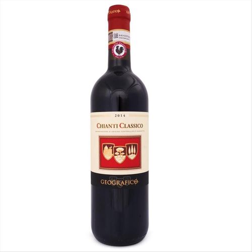 Vinho Tinto Italiano Chianti Classico Geografico Garrafa 750mL