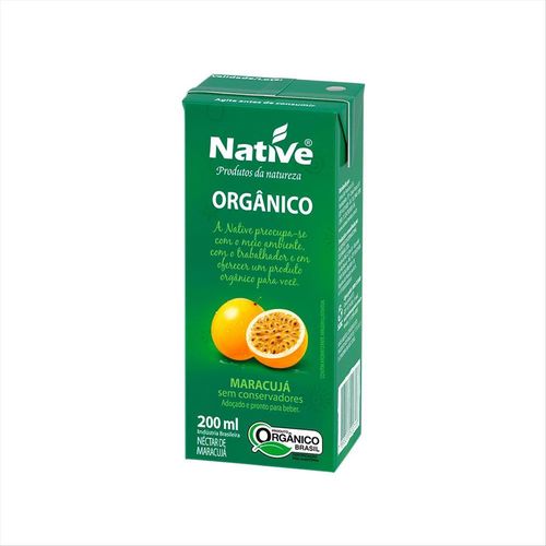 Néctar Orgânico Native Maracujá Tetra Pak 200 mL