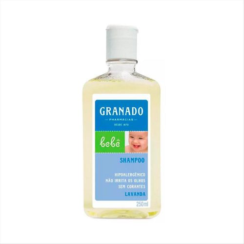 Shampoo Infantil Hipoalergênico Granado Bebê Lavanda 250 mL