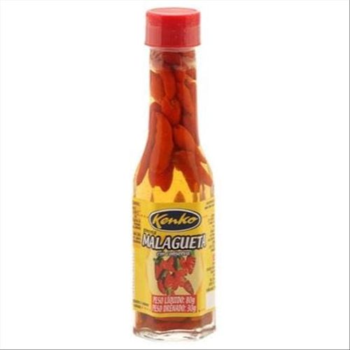 Pimenta Malagueta Vermelha Em Conserva Kenko Vidro 80g