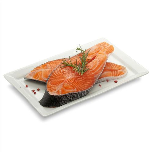Peixe Salmão em Postas Cia Do Peixe 600g