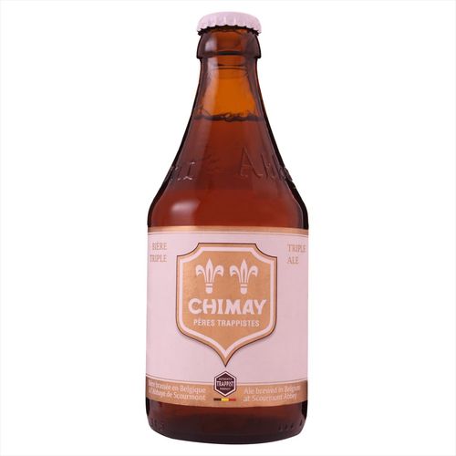 Cerveja Belga Chimay White Belgian Tripel Garrafa 330ml