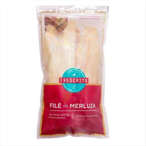 Peixe Merluza Em Filé Congelado Frescatto 500g