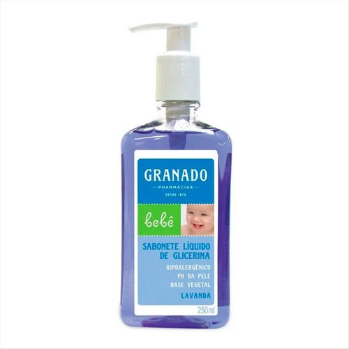 Sabonete Líquido Infantil Granado Bebê Lavanda Pump 250ml