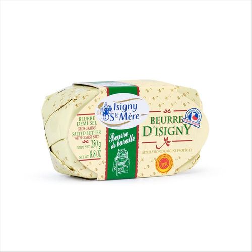 Manteiga Francesa com Sal Marinho Isigny Ste Mère Tablete 250g