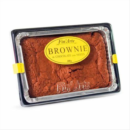 Brownie Fin Arte Chocolate E Nozes 300g