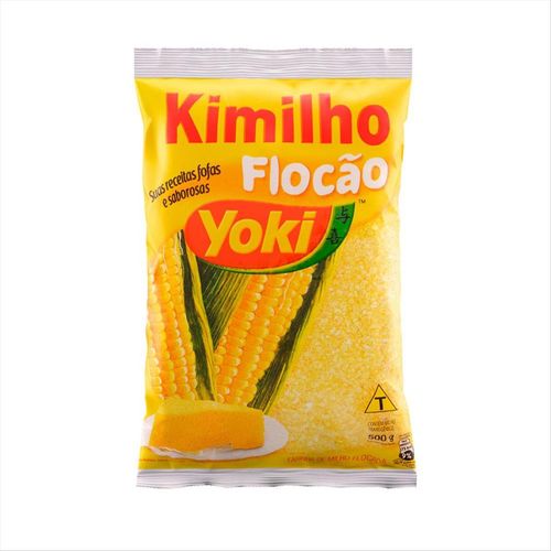 Farinha De Milho Yoki Kimilho Flocão 500g