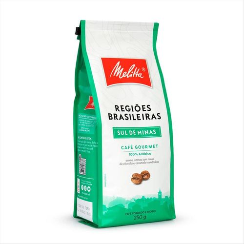 Café Melitta Regiões Brasileiras Sul De Minas A Vácuo 250g