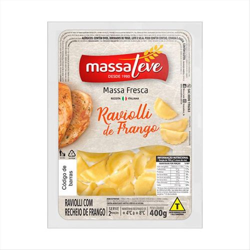 Ravioli Massa Leve Frango 400g