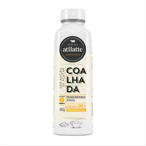Coalhada Semidesnatada Sem Adição De Açúcar Atilatte 500g