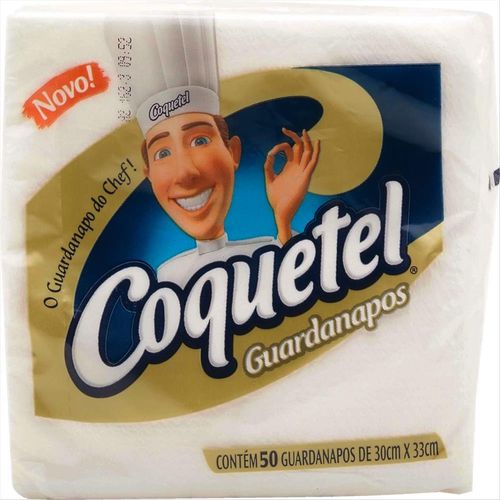 Guardanapo Coquetel 30x33  cm 50  Unidades