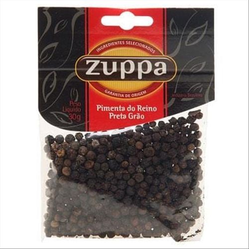 Pimenta-Do-Reino Preta Em Grãos Zuppa 30g