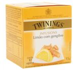 Chá Twinings Infusions Limão E Gengibre Caixa Com 10 Sachês 20g