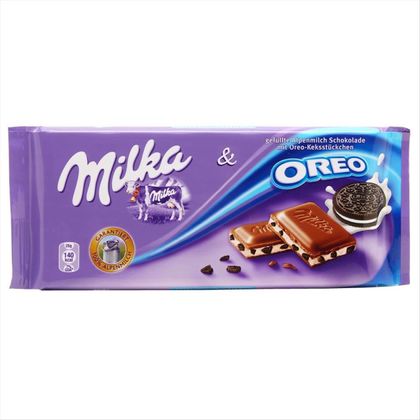 Chocolate ao Leite Milka Oreo   100g