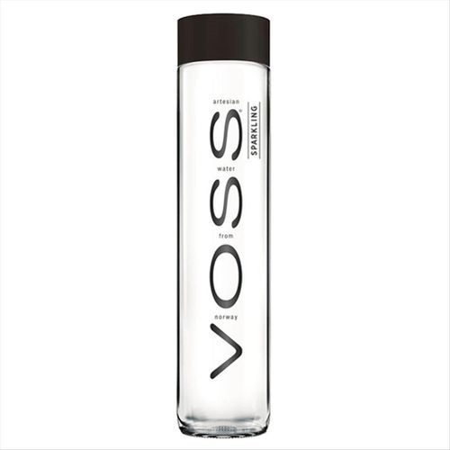 Água Mineral Com Gás Norueguesa Voss Vidro 800ml