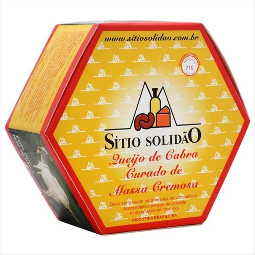 Queijo Curado Cremoso de Cabra Sítio Solidão 300g