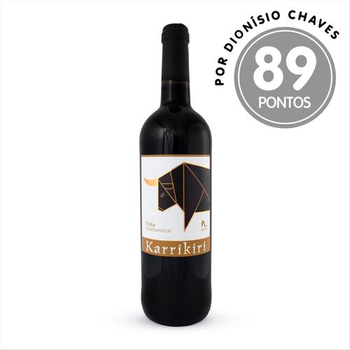 Vinho Tinto Espanhol Karrikiri Tempranillo Garrafa  750 mL