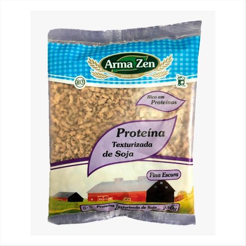 Proteína De Soja Texturizada Fina Escura Arma Zen 250g