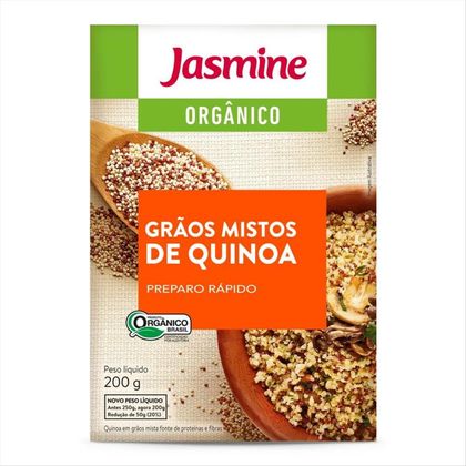 Quinoa Mista Em Grãos Orgânica Jasmine Caixa 200g