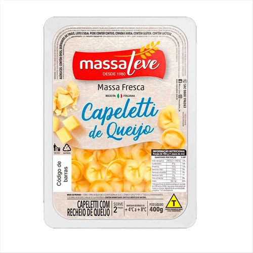 Capeletti Massa Leve Queijo 400g