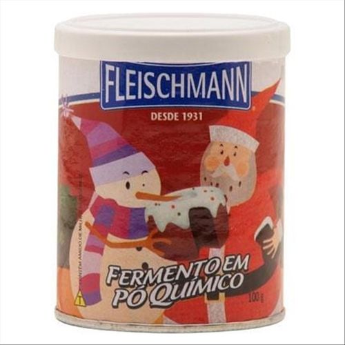 Fermento em Pó Fleischmann Lata 100 g