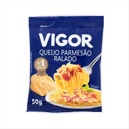 Queijo Parmesão Ralado Vigor Pacote 50g