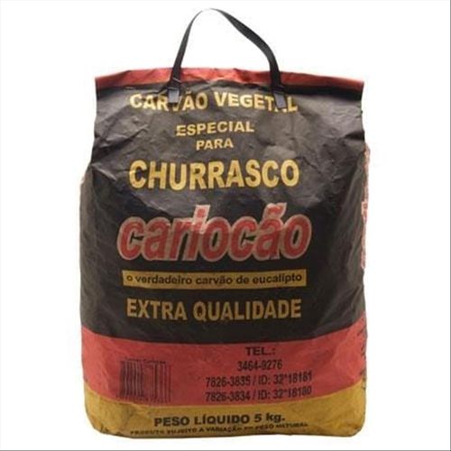 Carvão Vegetal Cariocão Saco 5kg