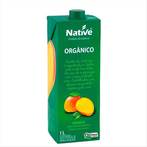 Suco Pronto Orgânico Native Manga Tetra Pak 1 L