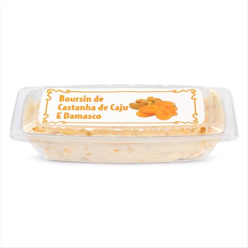 Pasta Tipo Boursin Com Castanha de Caju e Damasco 100g