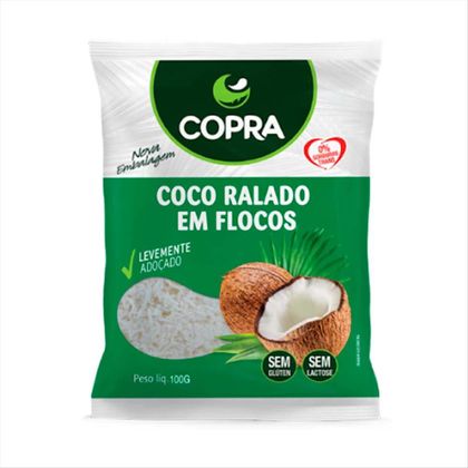 Coco Ralado em Flocos Copra 100 g