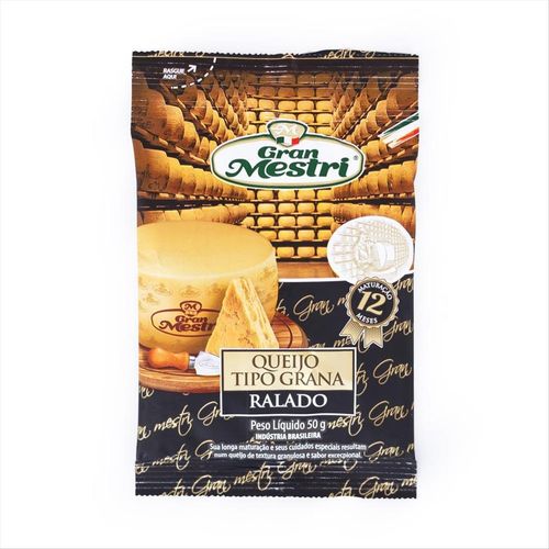 Queijo Tipo Grana Padano Ralado Gran Mestri  50 g