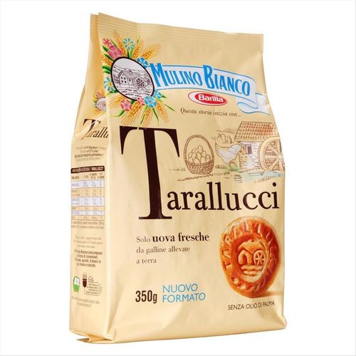 Biscoito Amanteigado Barilla Mulino Bianco Tarallucci Pacote  350g