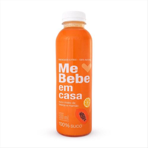 Suco Me Bebe em Casa Laranja e Mamão 500ml