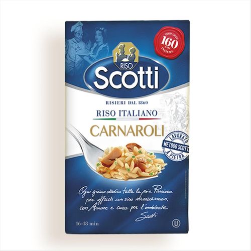 Arroz Carnaroli Italiano Riso Scotti Caixa 500g